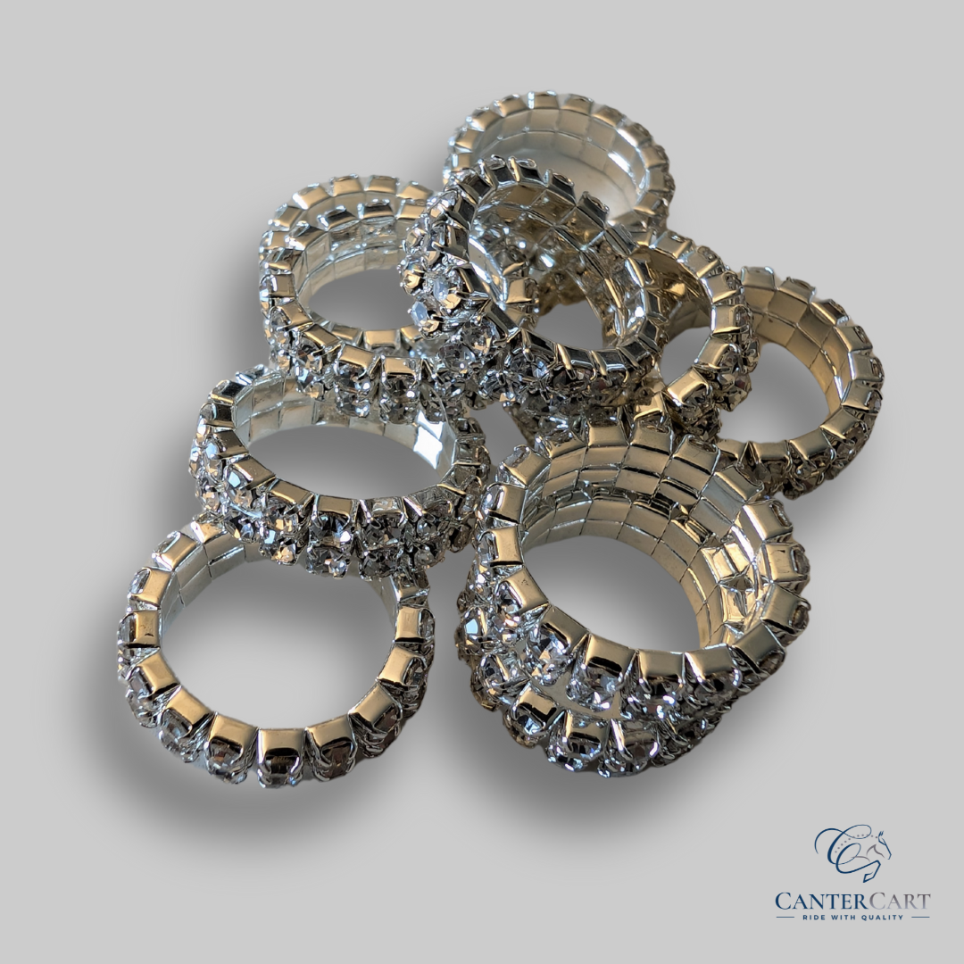 Rhinestone Horse Braiding Bands